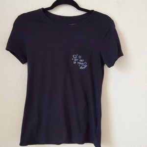 Black space tshirt